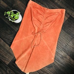 Y2K Marciano Leather Skirt